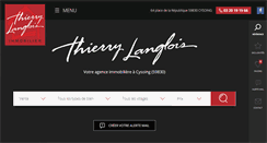 Desktop Screenshot of langlois-immobilier.com